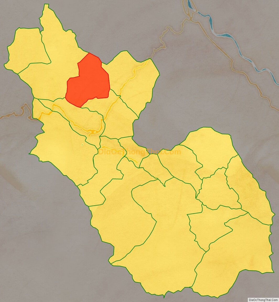 Bản đồ vị trí và địa giới hành chính Xã Tả Phìn, thị xã Sa Pa