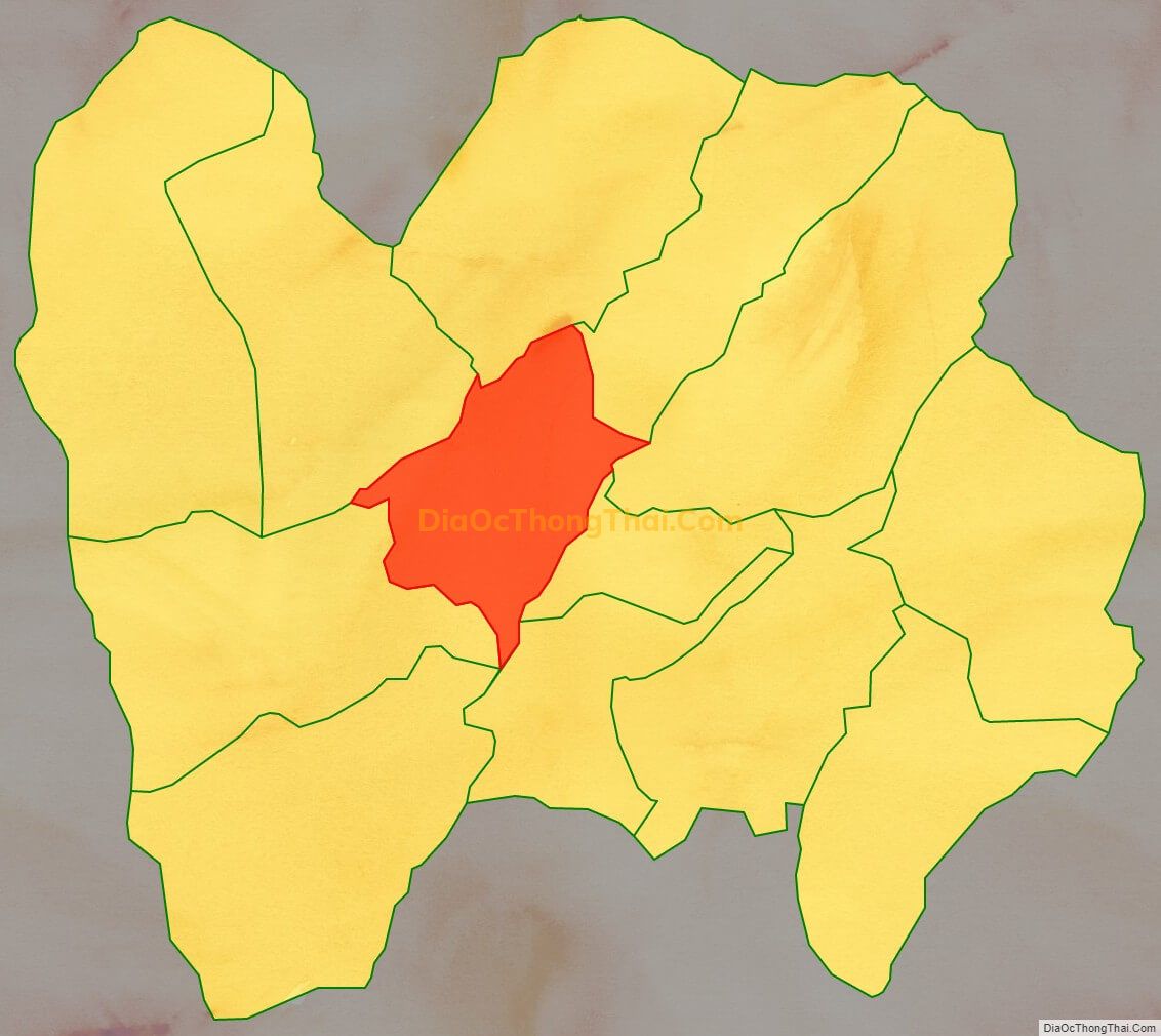 Bản đồ vị trí và địa giới hành chính Xã Mản Thẩn (cũ), huyện Si Ma Cai