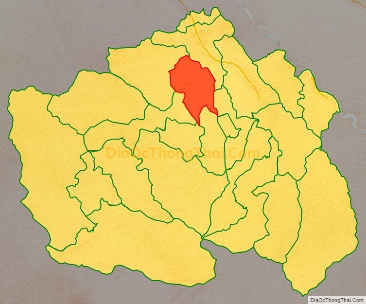Bản đồ vị trí và địa giới hành chính Xã Nậm Rạng, huyện Văn Bàn