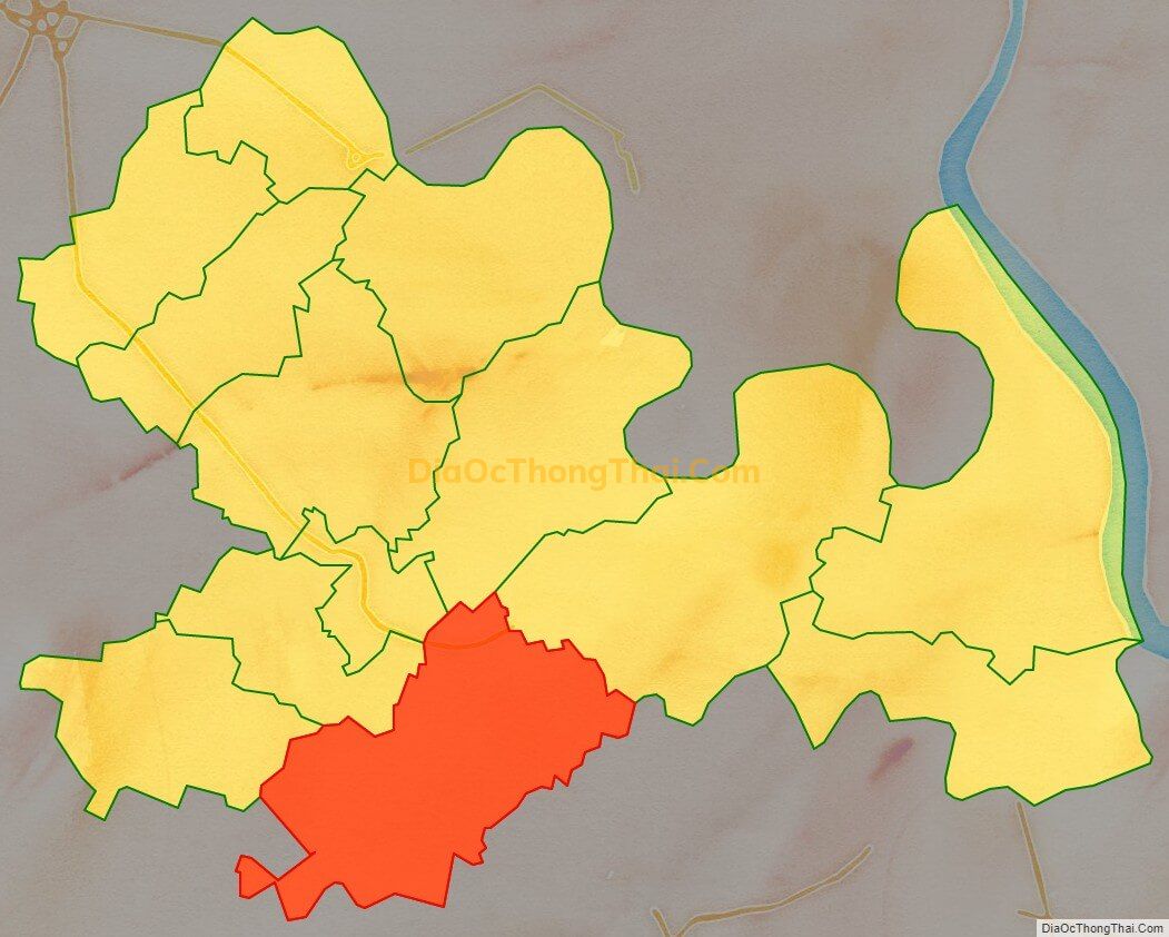 Bản đồ vị trí và địa giới hành chính Xã An Lục Long, huyện Châu Thành