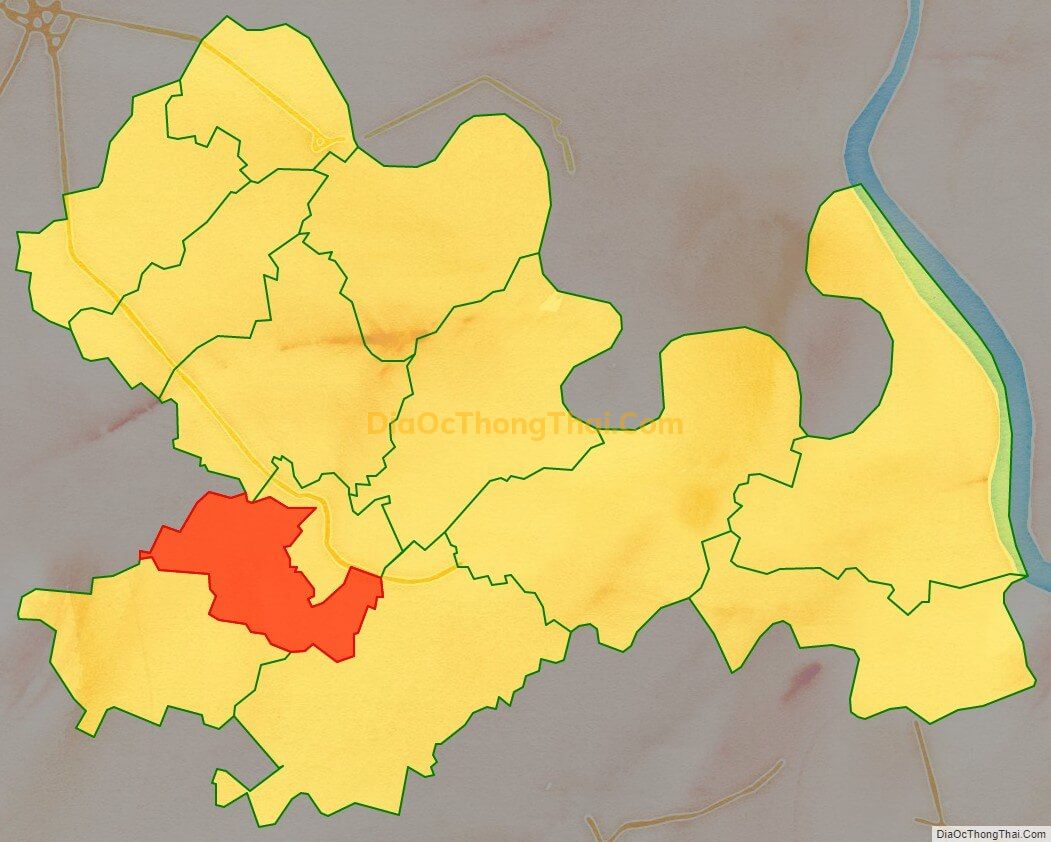 Bản đồ vị trí và địa giới hành chính Xã Dương Xuân Hội, huyện Châu Thành