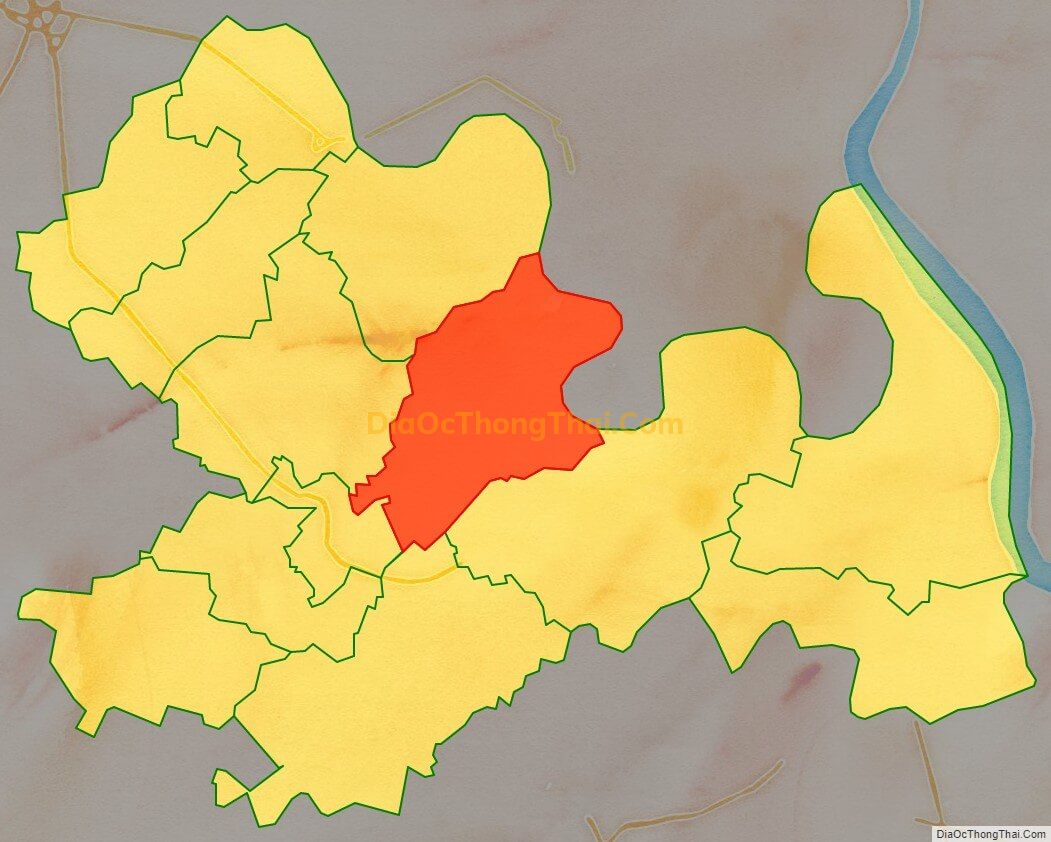 Bản đồ vị trí và địa giới hành chính Xã Phước Tân Hưng, huyện Châu Thành