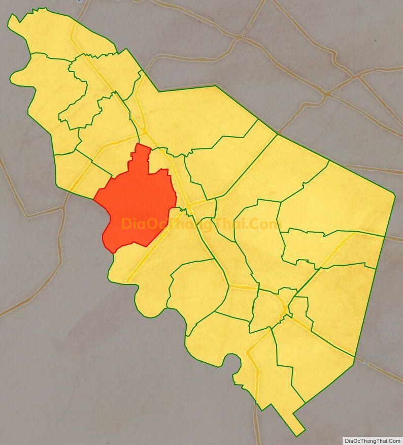 Bản đồ vị trí và địa giới hành chính Xã Tân Phú, huyện Đức Hòa