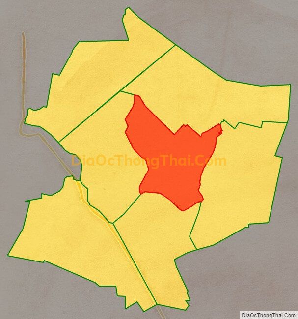 Bản đồ vị trí và địa giới hành chính Xã Bình Hòa Đông, huyện Mộc Hóa