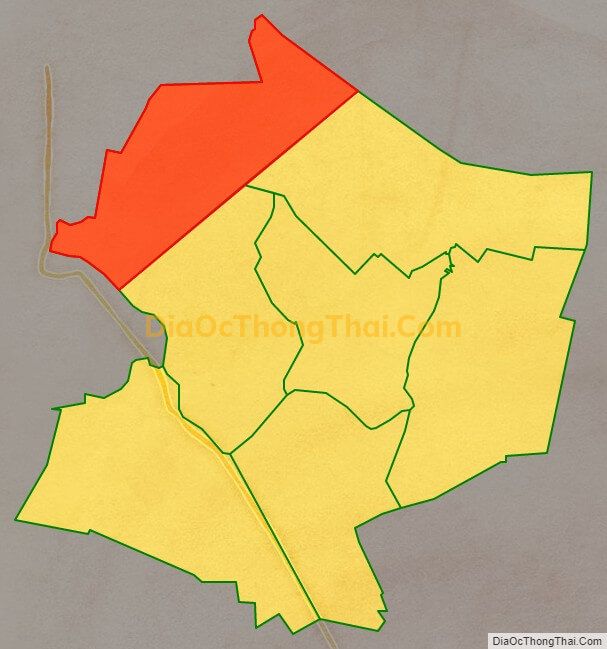 Bản đồ vị trí và địa giới hành chính Xã Bình Hòa Tây, huyện Mộc Hóa