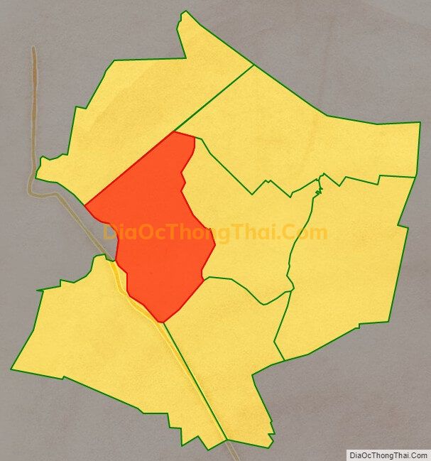 Bản đồ vị trí và địa giới hành chính Xã Bình Hòa Trung, huyện Mộc Hóa