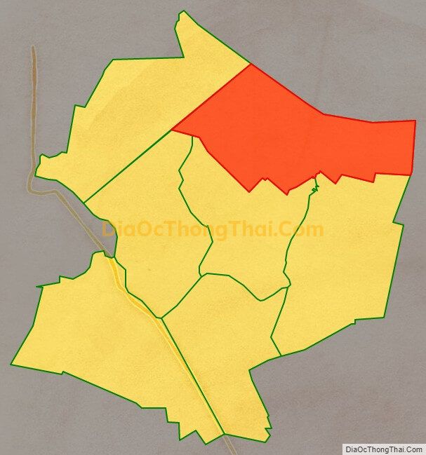 Bản đồ vị trí và địa giới hành chính Xã Bình Thạnh, huyện Mộc Hóa