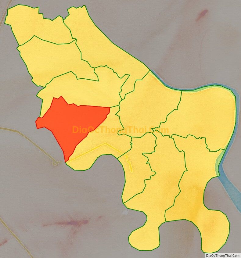 Bản đồ vị trí và địa giới hành chính Xã Bình Lãng, huyện Tân Trụ