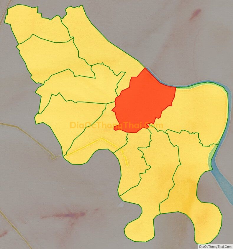 Bản đồ vị trí và địa giới hành chính Xã Bình Trinh Đông, huyện Tân Trụ