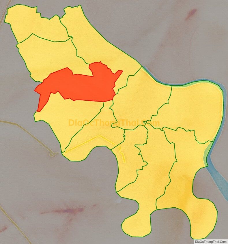 Bản đồ vị trí và địa giới hành chính Xã Lạc Tấn, huyện Tân Trụ