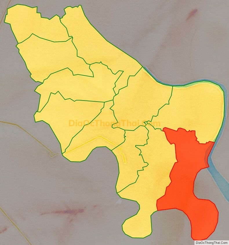 Bản đồ vị trí và địa giới hành chính Xã Nhựt Ninh, huyện Tân Trụ