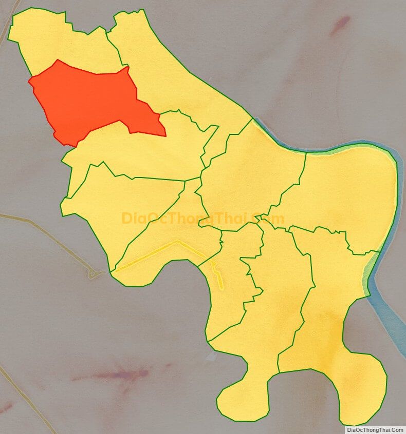Bản đồ vị trí và địa giới hành chính Xã Quê Mỹ Thạnh, huyện Tân Trụ