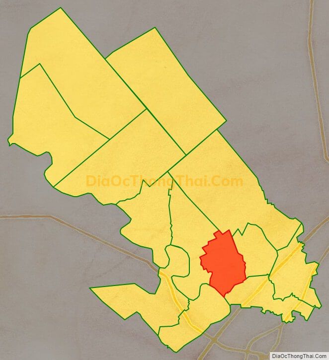 Bản đồ vị trí và địa giới hành chính Xã Bình An, huyện Thủ Thừa