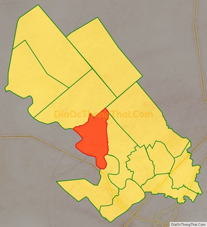 Bản đồ vị trí và địa giới hành chính Xã Mỹ Lạc, huyện Thủ Thừa