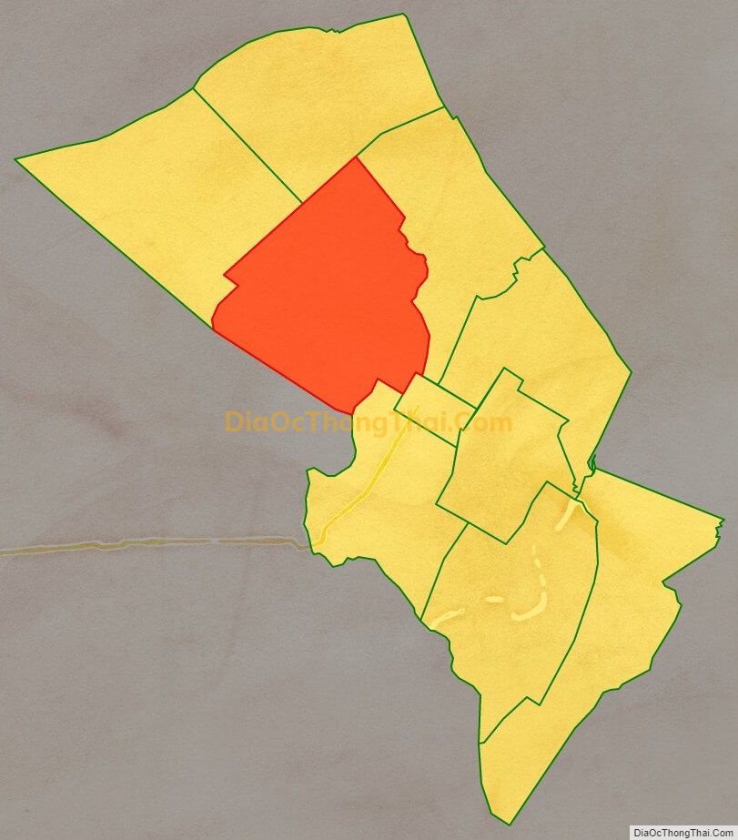 Bản đồ vị trí và địa giới hành chính Xã Vĩnh Trị, huyện Vĩnh Hưng