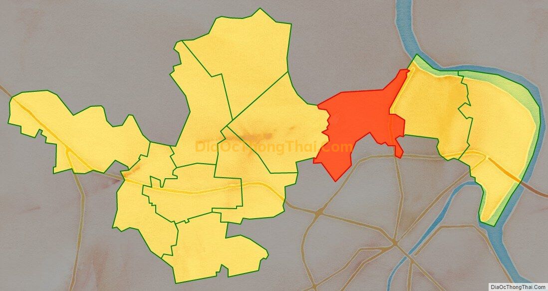 Bản đồ vị trí và địa giới hành chính Xã Mỹ Phúc, huyện Mỹ Lộc