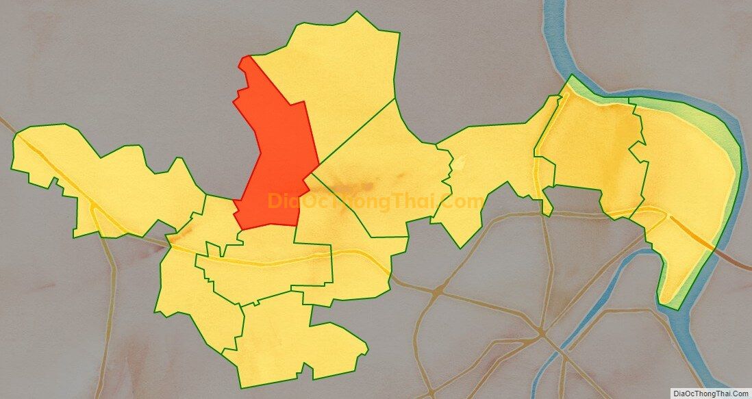 Bản đồ vị trí và địa giới hành chính Xã Mỹ Tiến, huyện Mỹ Lộc