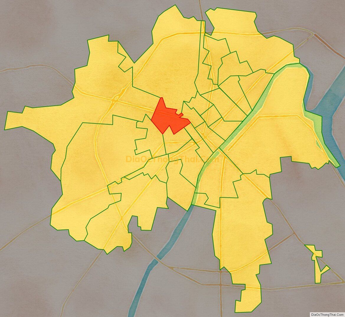 Bản đồ vị trí và địa giới hành chính Phường Cửa Bắc, TP Nam Định
