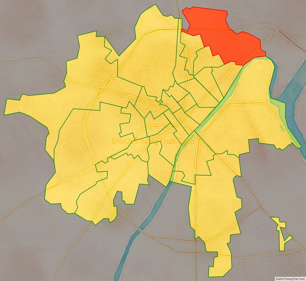 Bản đồ vị trí và địa giới hành chính Phường Lộc Hạ, TP Nam Định