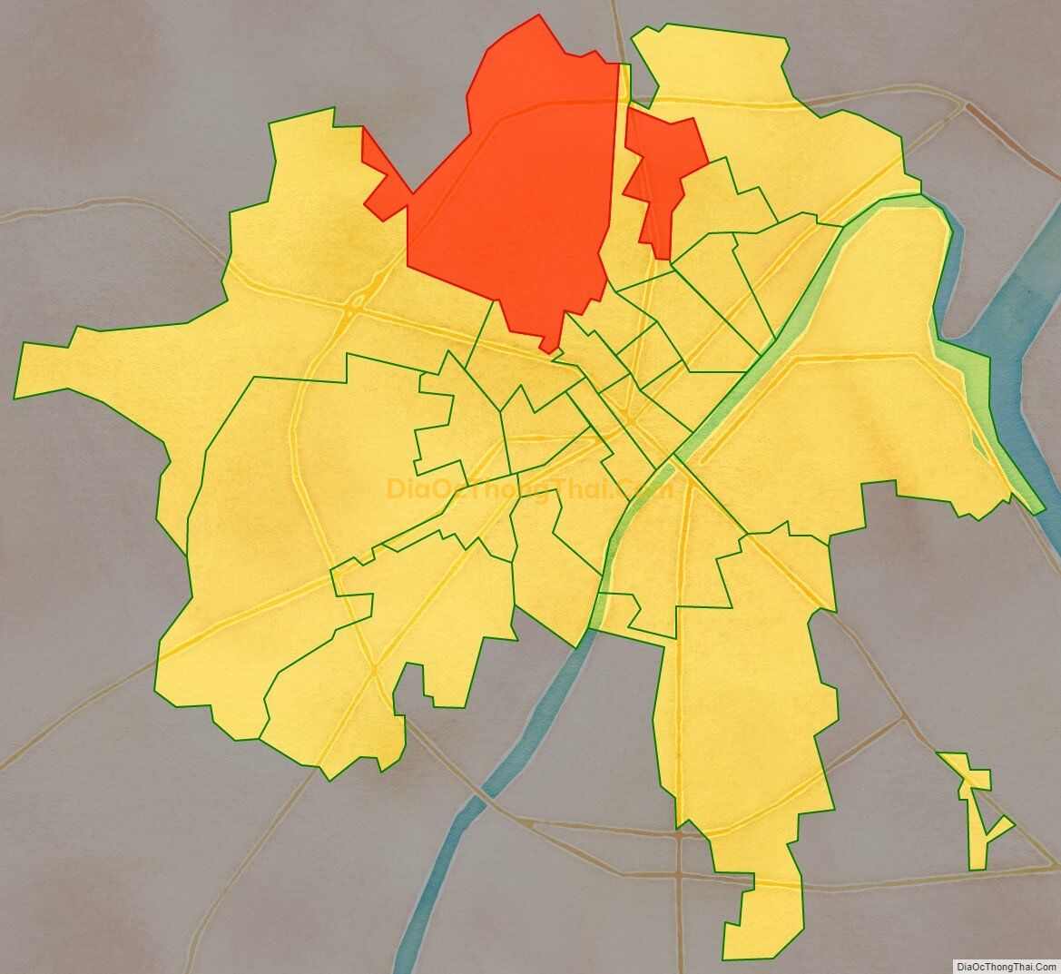 Bản đồ vị trí và địa giới hành chính Phường Lộc Vượng, TP Nam Định