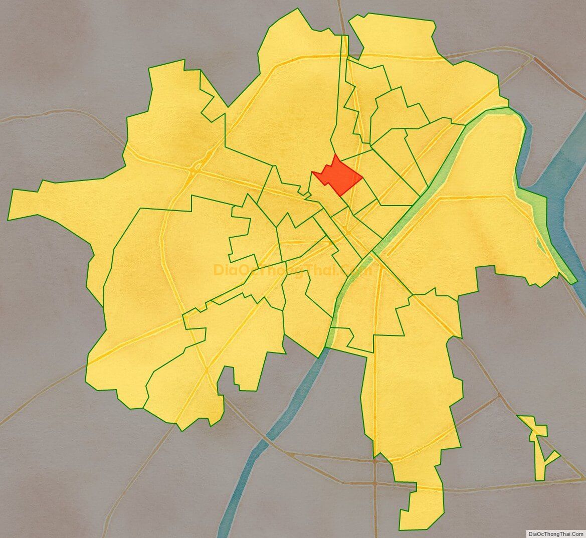 Bản đồ vị trí và địa giới hành chính Phường Quang Trung, TP Nam Định