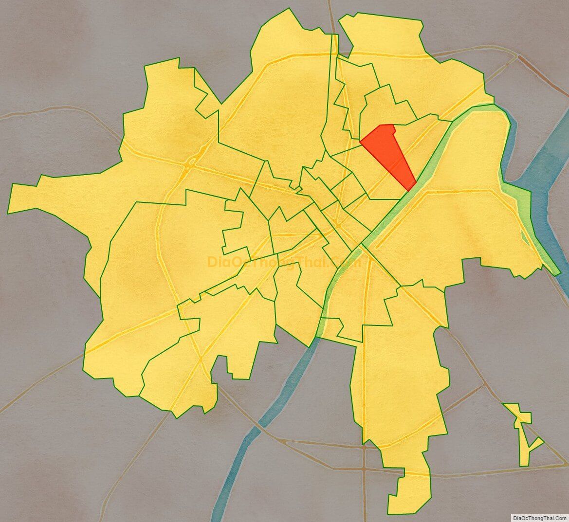 Bản đồ vị trí và địa giới hành chính Phường Vị Xuyên, TP Nam Định