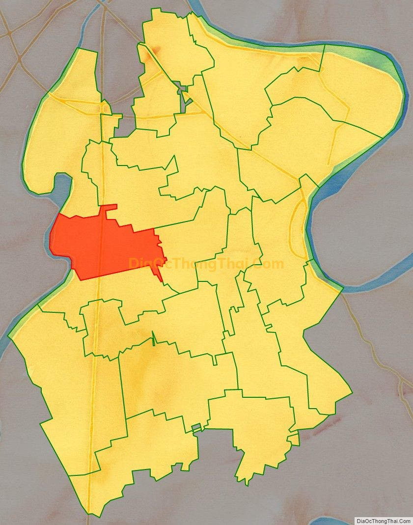 Bản đồ vị trí và địa giới hành chính Thị trấn Nam Giang, huyện Nam Trực