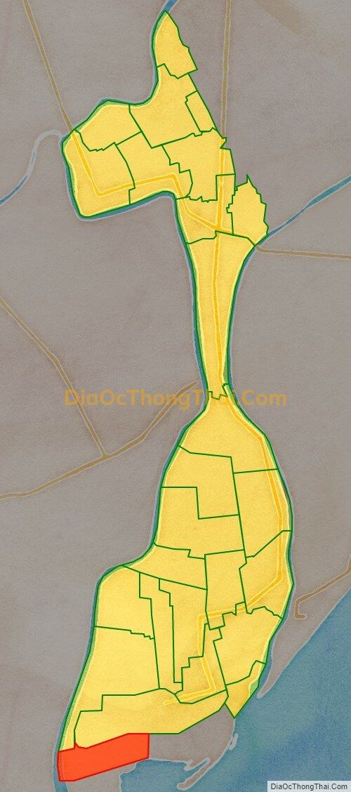 Bản đồ vị trí và địa giới hành chính Xã Nam Điền, huyện Nghĩa Hưng