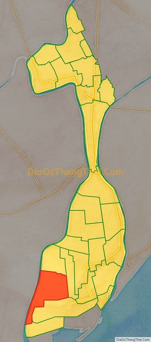 Bản đồ vị trí và địa giới hành chính Xã Nghĩa Hải, huyện Nghĩa Hưng