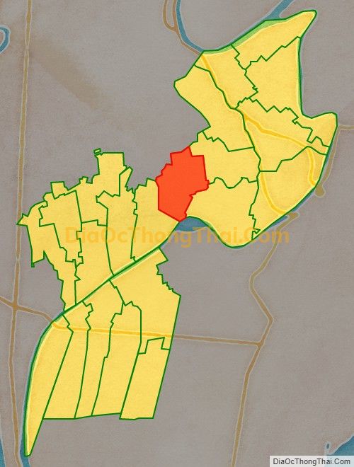 Bản đồ vị trí và địa giới hành chính Xã Trực Đạo, huyện Trực Ninh