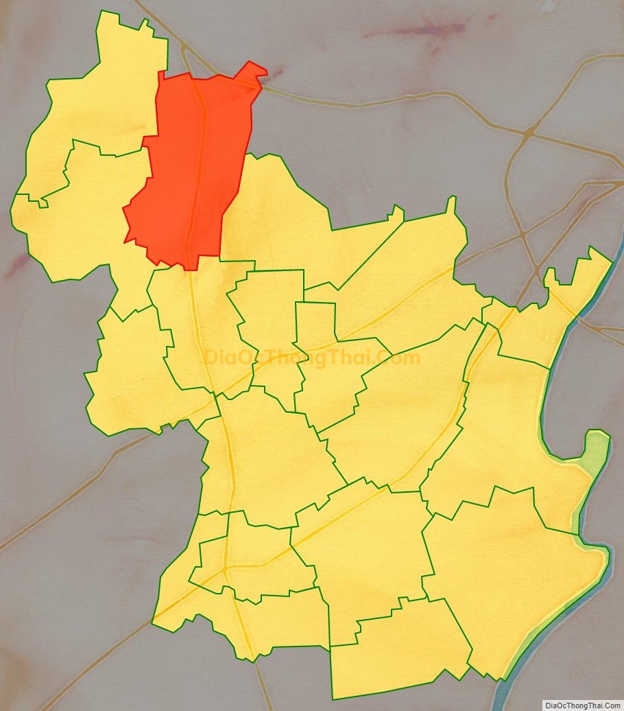 Bản đồ vị trí và địa giới hành chính Xã Hiển Khánh, huyện Vụ Bản