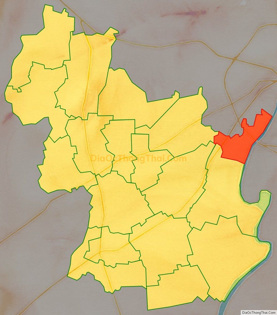 Bản đồ vị trí và địa giới hành chính Xã Tân Thành, huyện Vụ Bản