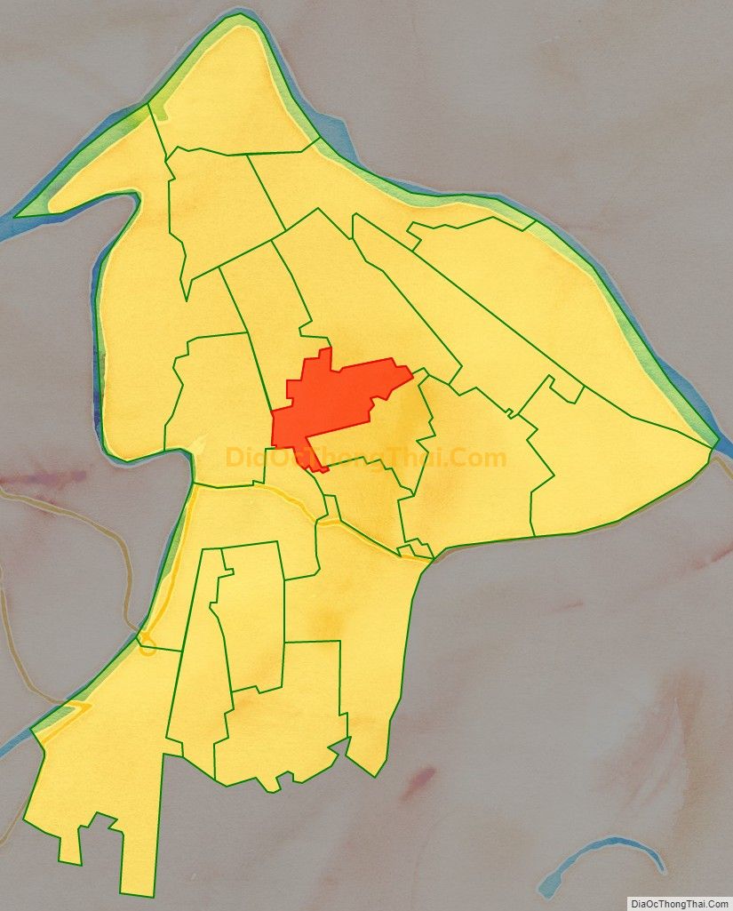 Bản đồ vị trí và địa giới hành chính Xã Xuân Bắc, huyện Xuân Trường