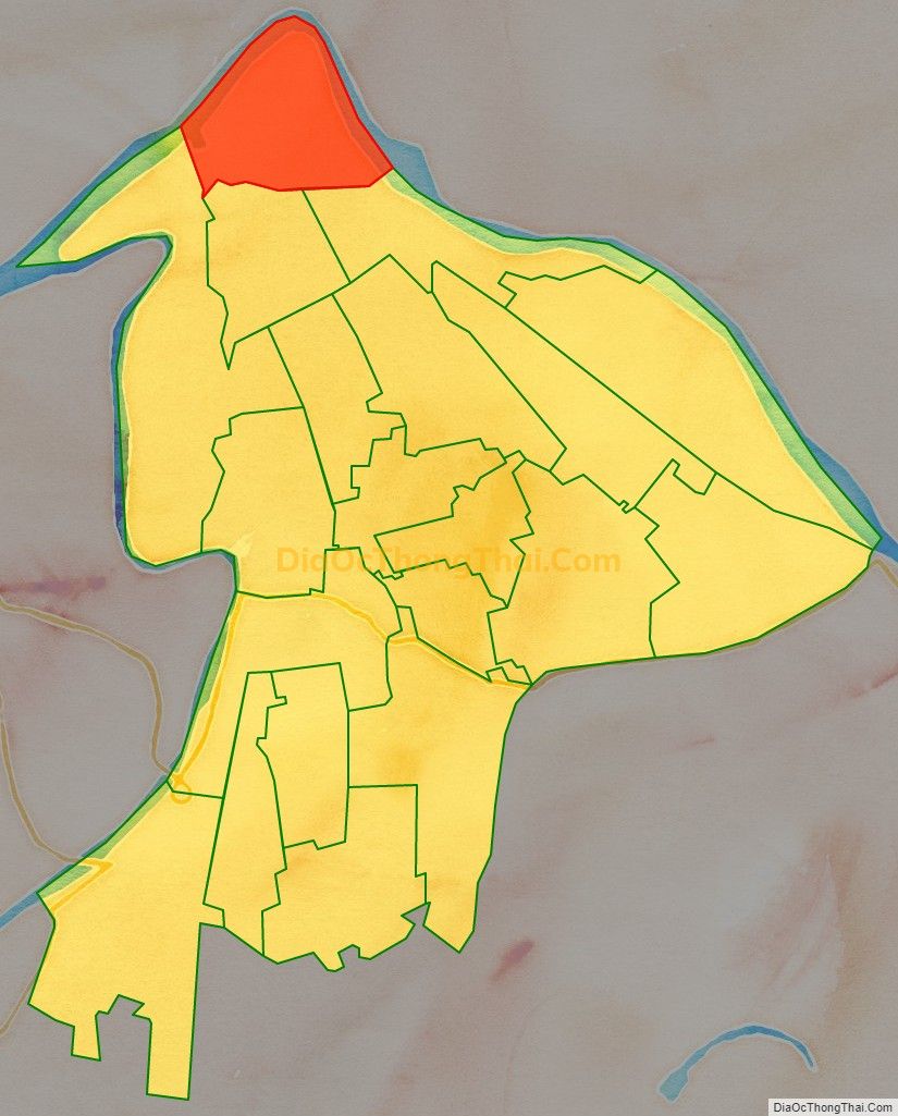 Bản đồ vị trí và địa giới hành chính Xã Xuân Châu, huyện Xuân Trường