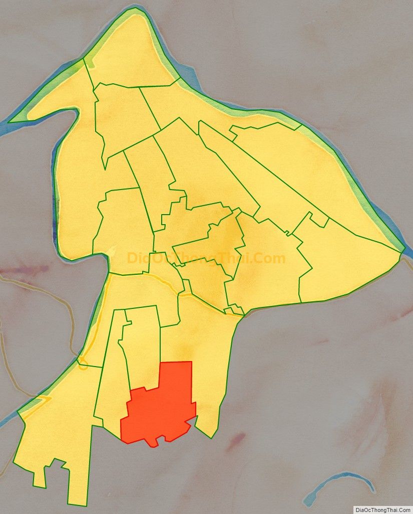 Bản đồ vị trí và địa giới hành chính Xã Xuân Hòa, huyện Xuân Trường