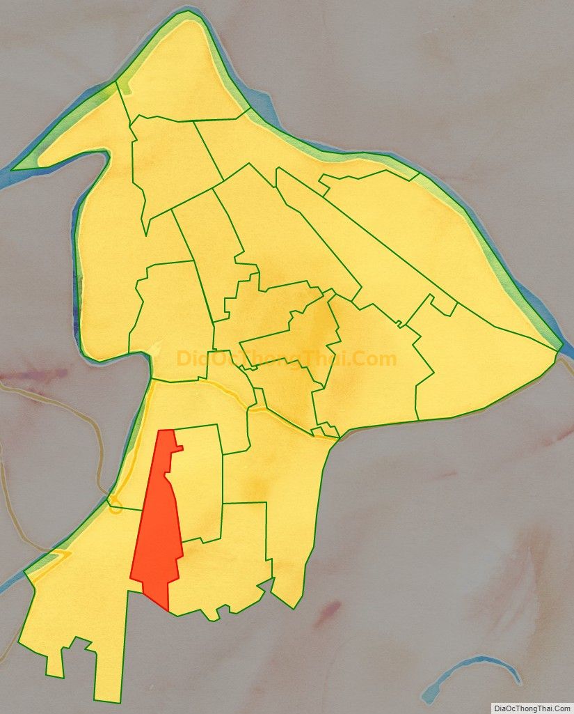 Bản đồ vị trí và địa giới hành chính Xã Xuân Kiên, huyện Xuân Trường