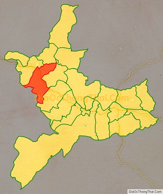 Bản đồ vị trí và địa giới hành chính Xã Cẩm Sơn, huyện Anh Sơn