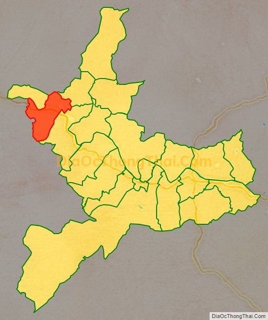 Bản đồ vị trí và địa giới hành chính Xã Đỉnh Sơn, huyện Anh Sơn