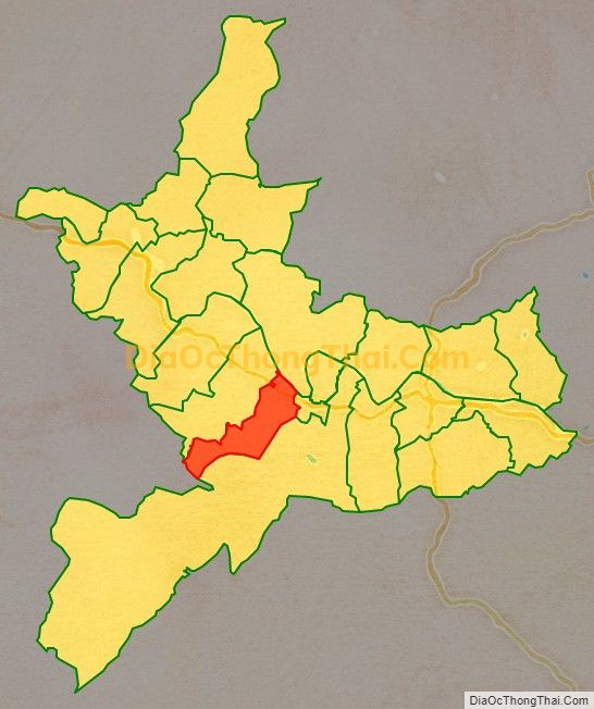 Bản đồ vị trí và địa giới hành chính Xã Hội Sơn, huyện Anh Sơn