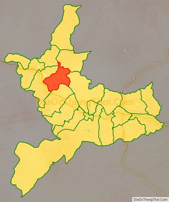 Bản đồ vị trí và địa giới hành chính Xã Hùng Sơn, huyện Anh Sơn