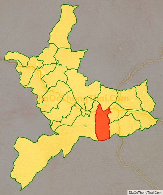 Bản đồ vị trí và địa giới hành chính Xã Long Sơn, huyện Anh Sơn