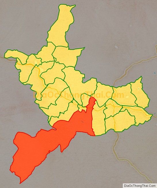 Bản đồ vị trí và địa giới hành chính Xã Phúc Sơn, huyện Anh Sơn