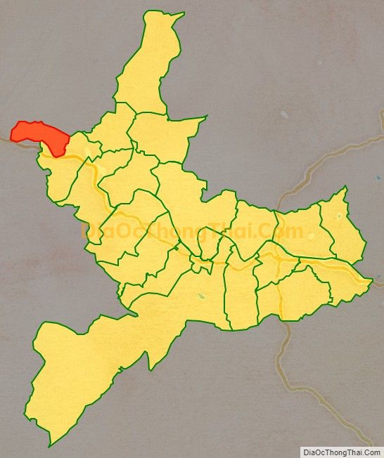 Bản đồ vị trí và địa giới hành chính Xã Tam Sơn, huyện Anh Sơn