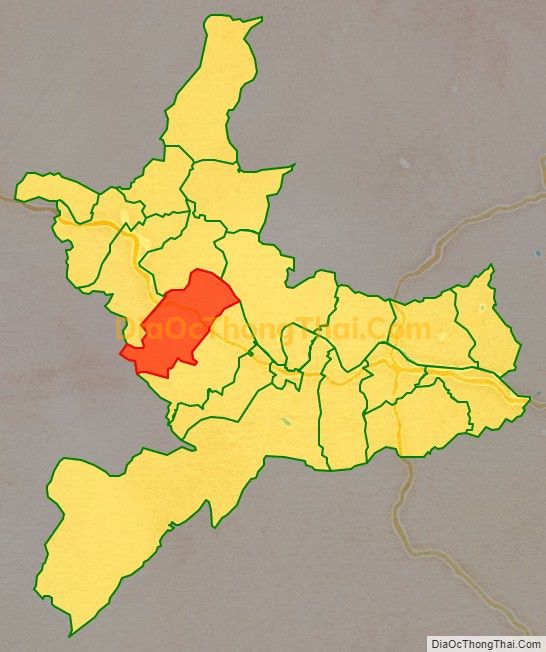 Bản đồ vị trí và địa giới hành chính Xã Tường Sơn, huyện Anh Sơn