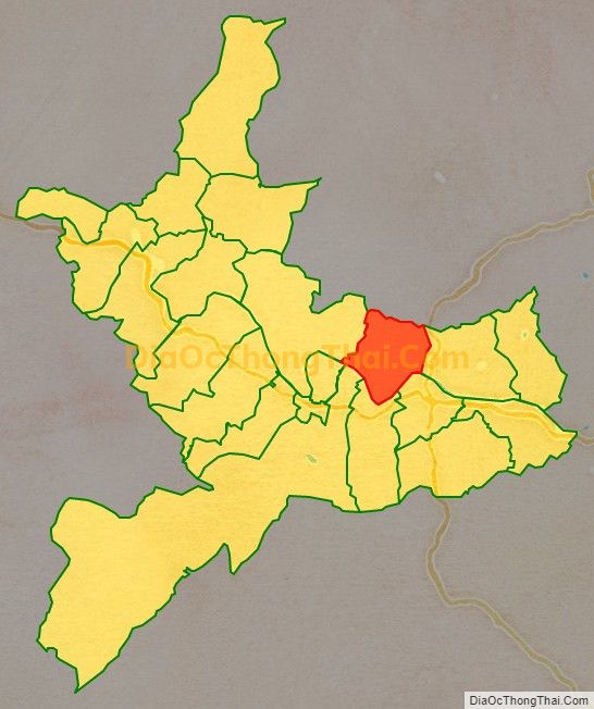 Bản đồ vị trí và địa giới hành chính Xã Vĩnh Sơn, huyện Anh Sơn