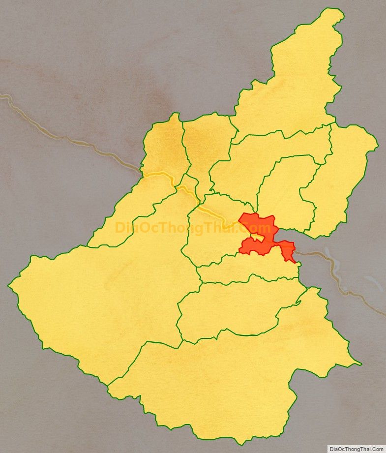 Bản đồ vị trí và địa giới hành chính Xã Bồng Khê, huyện Con Cuông
