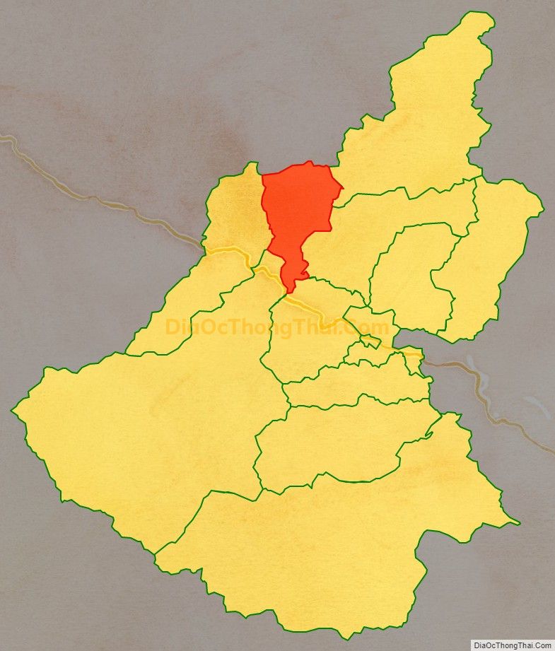 Bản đồ vị trí và địa giới hành chính Xã Cam Lâm, huyện Con Cuông
