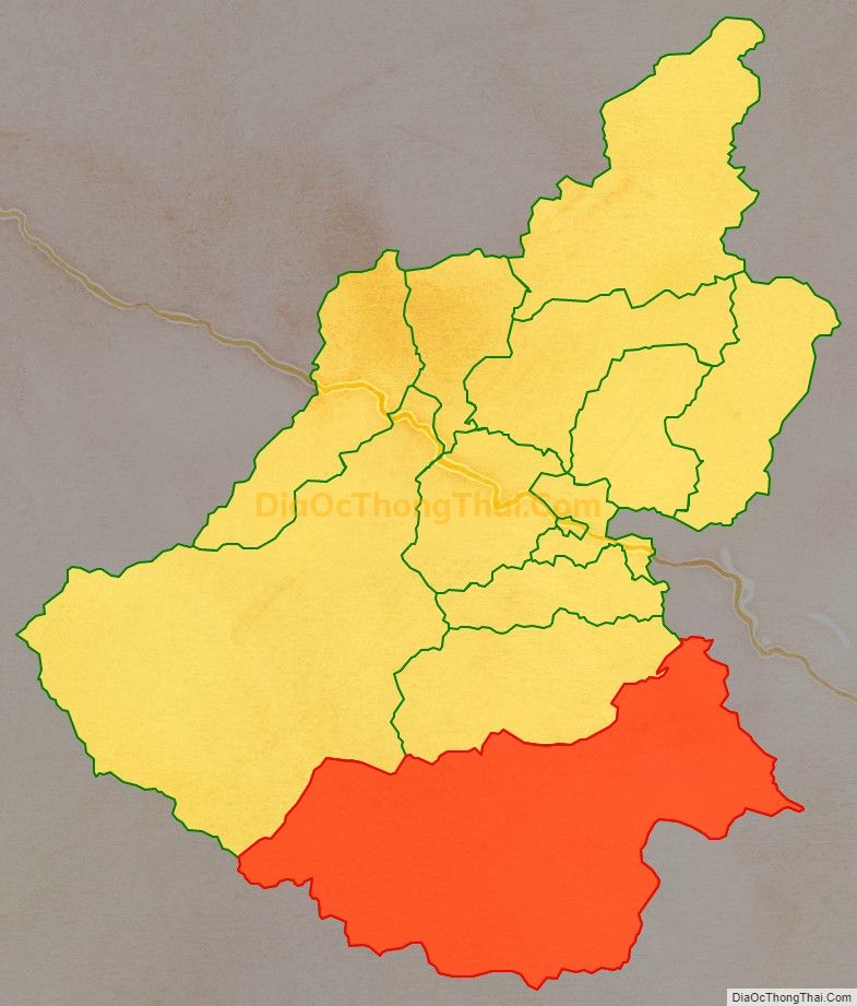 Bản đồ vị trí và địa giới hành chính Xã Môn Sơn, huyện Con Cuông