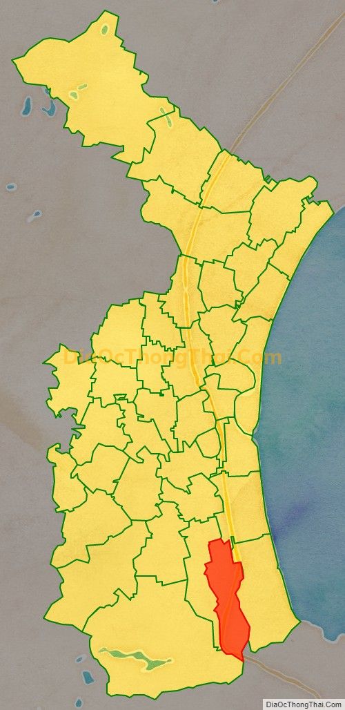 Bản đồ vị trí và địa giới hành chính Xã Diễn An, huyện Diễn Châu
