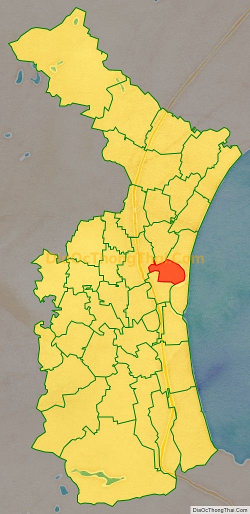 Bản đồ vị trí và địa giới hành chính Xã Diễn Bích, huyện Diễn Châu